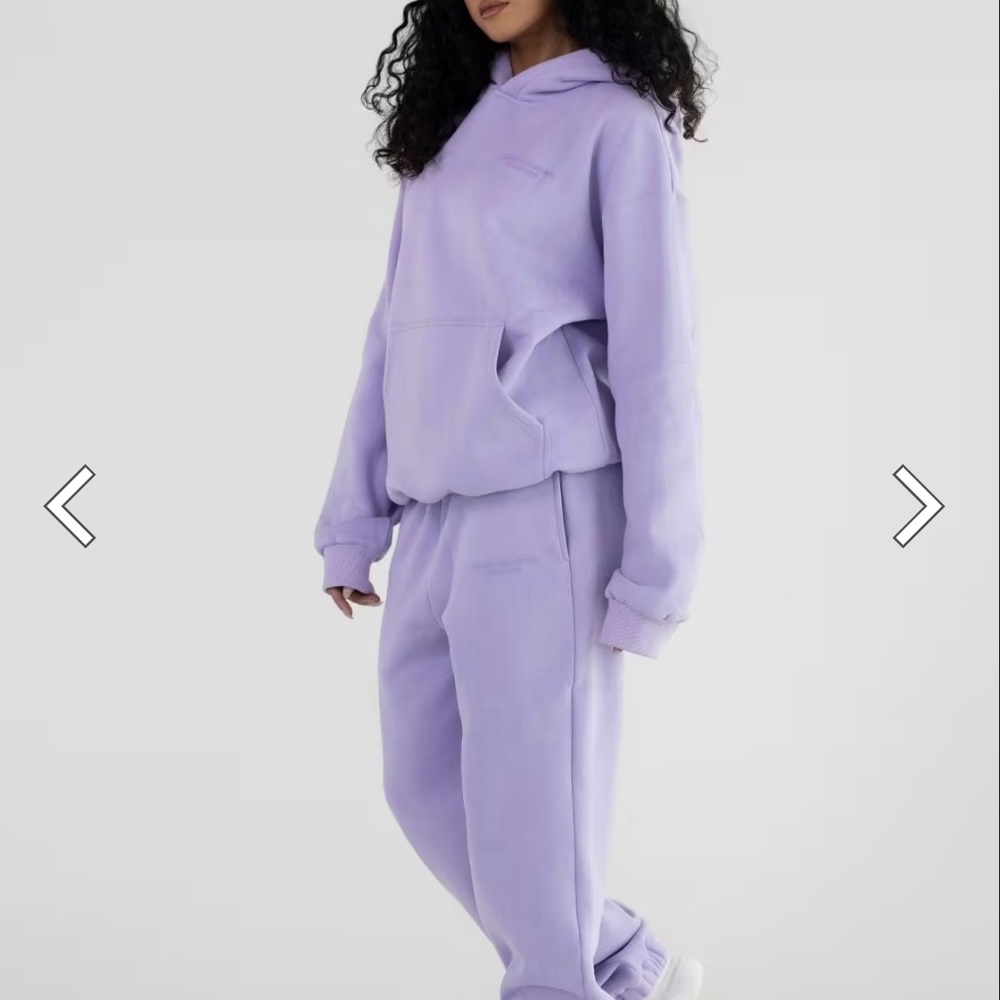 Lavender Pastel Comfrt Hoodie Lg - Picture 2 of 8